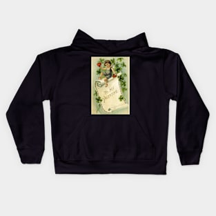 Victorian Valentine&#39;s Day Greeting Kids Hoodie